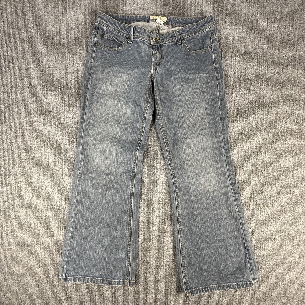 Natural Reflections Jeans Womens 10P Light Wash Mid Rise Straight Denim Pants